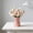 Pink, variant on Large Drawstring Bag Shaped Plastic Vase, Unbreakable Decorative Flower Vase for Home, Wedding, Table Centerpiece