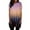 Purple, variant on Womens Summer Crew Neck Short Sleeve Tops Longline Style Pocket Detail Tees Colorful Gradient Ombre Pattern Print T-Shirts