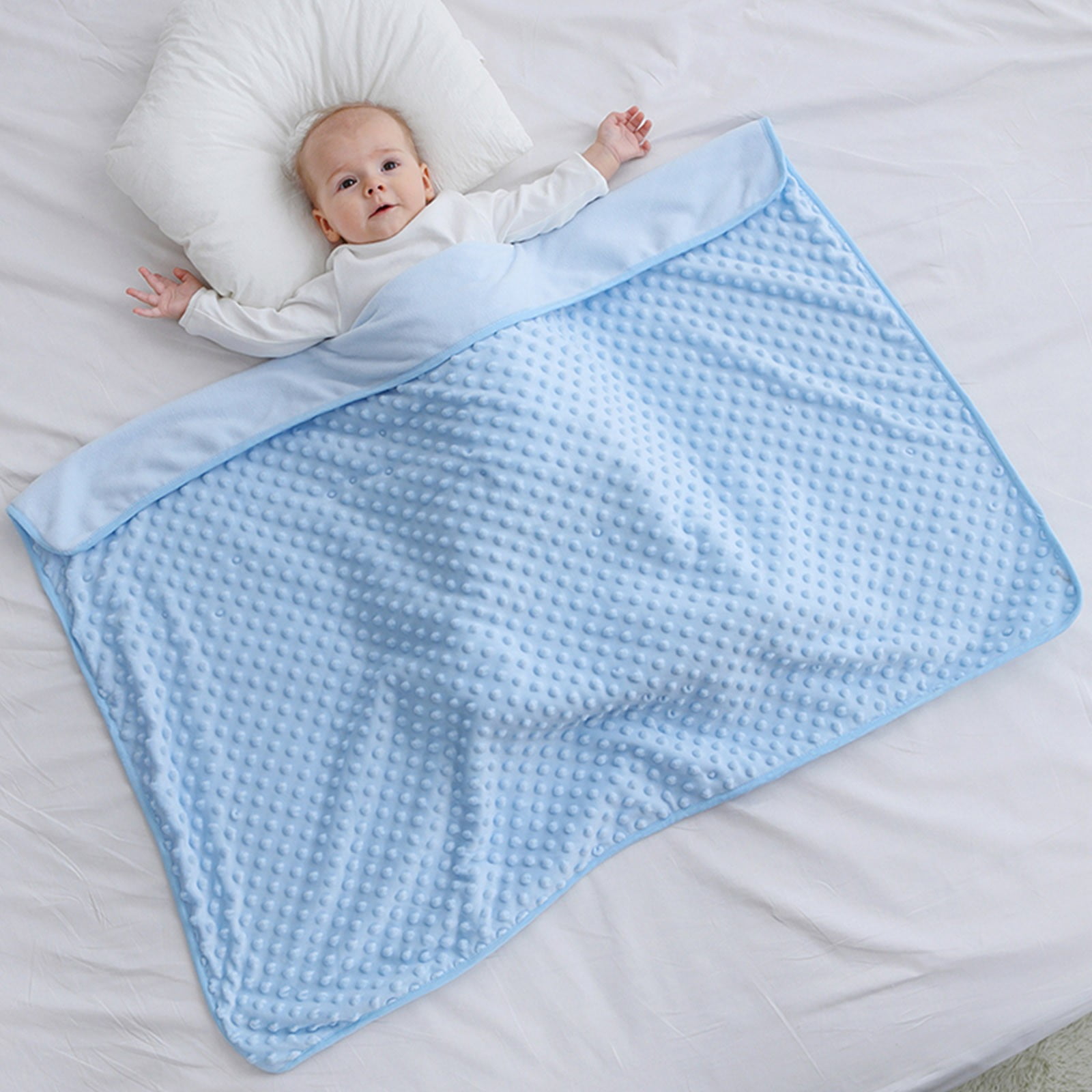 AURIGATE Fuzzy Baby Blanket or Throw Blanket for Girl or boy, Soft Warm