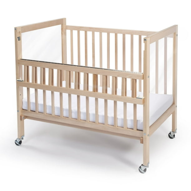 Whitney Brothers Clear View Folding Rail Crib Walmart Com