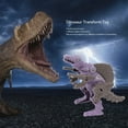 thumbnail image 3 of Robot De Dinosaurio Transformado, Diversión Sin Fin, Articulación De Fácil Montaje, Rotación De Cabeza Flexible Ajustable, Mejora La Imaginación, Juguete Transformador De, 3 of 7