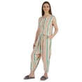 thumbnail image 3 of Moomaya Ensemble de Nuit en Rayonne Imprimée pour Femmes Pyjama à Entrejambe Bas 2 Pcs Tenue de Détente, 3 of 7