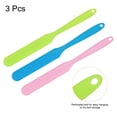 thumbnail image 3 of REGALWOVEN Silicone Spatula Scraper Reusable Non-Stick Spatulas for Epoxy Resin Pink/ Blue/ Green, 3 of 6