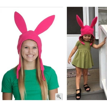 Family Matching Hat Louise Pink Ears Hat Bobs Burgers Cosplay Costume Halloween