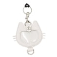 thumbnail image 1 of lionlar Pet Hair Storage Keychain Commemorative Pet Memorial Gift PU Leather Keyring White, 1 of 9