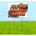 thumbnail image 1 of Auto Service Parts (18" x 24") Yard Sign, Includes Metal Step Stake, 1 of 6