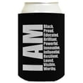 thumbnail image 4 of Positive Motivational Quotes Accessory I Am Black Proud Educated Brilliant Powerful Worthy 12-Pack Can Coolers Coolies, 4 of 8