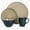 Taupe, variant on Gibson Soho Lounge Round 16-Piece Dinnerware Set - Taupe
