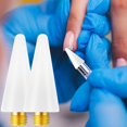 thumbnail image 4 of 12 Pcs Wax Replacement Head Tips Rhinestone Picker Tool for Nail Dotting Pen to Pick Up Nail Gem Jewelry Wax Pen for Rhinestones (White), 4 of 4