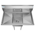 thumbnail image 4 of Koolmore 14x16x11 NSF Stainless Steel Kitchen Prep/Utility Sink in Silver, 4 of 7