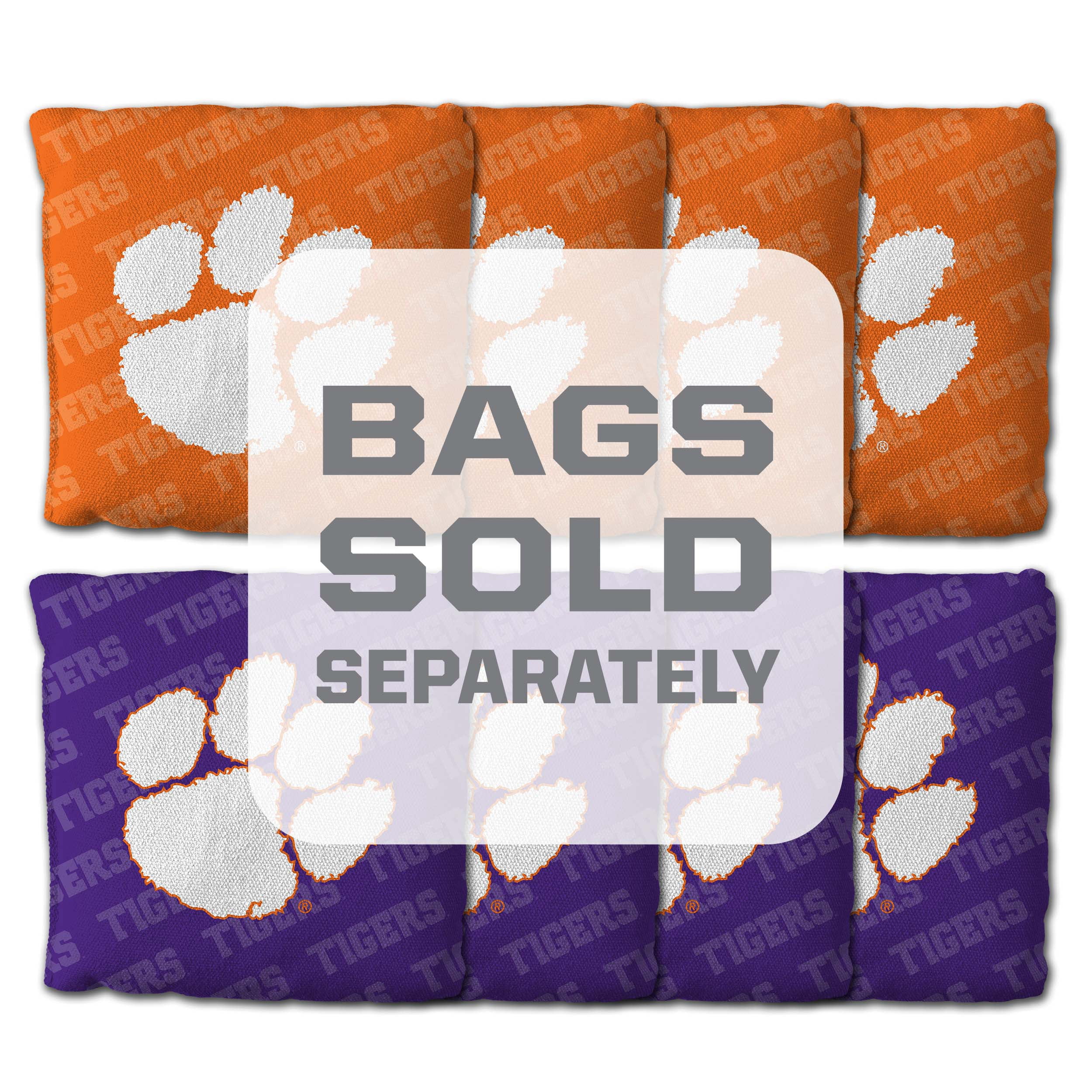 YouTheFan NCAA Clemson Tigers 2' x 4' Cornhole Game No Bags
