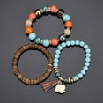 thumbnail image 4 of Imitation Pearls Rosary Bracelet Arm Jewelry Jesus Religious Ornament, 4 of 8