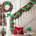 thumbnail image 5 of Duslogis Green Glitter Ribbon Green Wired Ribbon 2.5 Inch Wide Ribbon by 10 Yards Green Christmas Ribbon Emerald Green Ribbon for Christmas Tree Decoration, Ribbon Garland, Wreath Bow Making, 5 of 7