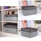 thumbnail image 2 of Cesta de almacenamiento, pequeñas cestas de tela para organizar con asas para regalos, contenedores de almacenamiento rectangulares vacíos y plegables para juguetes de niños, ropa, 2 of 5