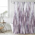 thumbnail image 6 of Purple Vintage Shower Curtain Set - Extra Long 72" x 96" Washable Bathtub Curtain with 12 Hooks, Striped Painting Retro Abstract Art Waterproof Fabric Stall Shower Curtains for Bathroom Décor, 6 of 6