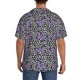 thumbnail image 3 of Fotbe Purple Butterflies Camisa Estampada de Manga Corta para Hombre, Casual de Verano, Estilo Playero, Sin Arrugas-Medium, 3 of 5