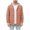 Orange, variant on Snorda Jacket for Men Plaid Hooded Shacket Long Sleeve Button Down Jacket with Pocket Casual Soft Loose Comfy Shirts Jacket for Fall Winter Daily Wear