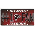 thumbnail image 1 of Plaque d'Immatriculation Fan 1 des Atlanta Falcons, 1 of 1