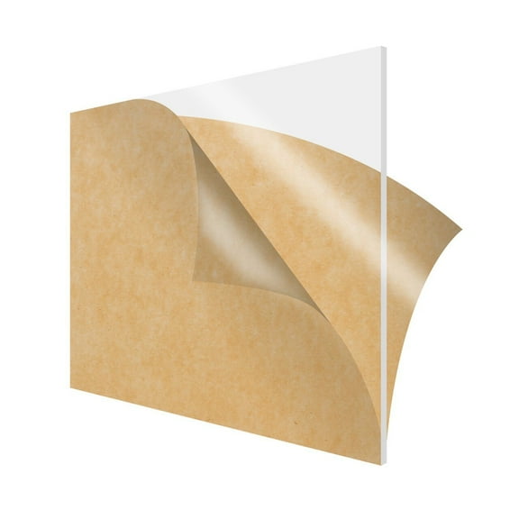 SimbaLux Acrylic Sheet Clear 12 x 12 Square 1/4 Thick 6mm Plexiglass Board, Easy to Cut
