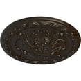 thumbnail image 3 of Ekena Millwork 11 3/4"OD x 3/8"P Stockport Ceiling Medallion, Hand-Painted Stone Hearth, 3 of 6