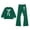 0-Dark Green81, variant on Tiijoy Toddler Girls Casual Outfits Bow Crewneck Sweatshirt Flared Pants Set, Sizes 3-10