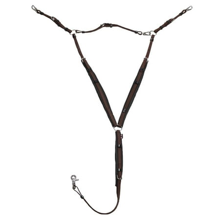 UPC: 0635901728540 | 72TO Arab Full Zilco Horse Breast Collar Deluxe Endurance Breastplate Brown