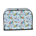thumbnail image 7 of Rateoe Colorful Sea Turtle Pattern Toaster Covers 2 Slice Wide Slot,Bread Machine Cover,Bread Dust Cover & Fingerprint Protection,Appliance Covers, 7 of 7