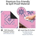 thumbnail image 4 of Pink Mahjong Mat with Rules, 31.5*31.5in Anti Slip American Mahjong Mat for Table, Noise Reduction, Neoprene Mah jongg Mats with Carrying Bag & 3 Dices, Mahjong Supplies Gift, Board Tile Games Mats, 4 of 7