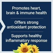 Life Extension Super Vitamin E, 268 mg (400 IU), non-synthetic vitamin E supplement promotes whole-body health, gluten-free, non-GMO, 90 softgels