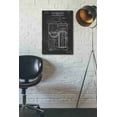 thumbnail image 3 of Epic Graffiti "Coffee Machine Blueprint Patent Chalkboard" Giclee Canvas Wall Art, 18"x26", 3 of 3