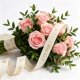 thumbnail image 5 of 1 Inch Gold Foil Print Grosgrain Ribbon For Flower Bouquet Wrapping Gift Wrap CraftS Bow Making DIY Wedding Supply, 5 of 6