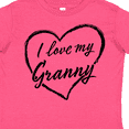thumbnail image 4 of Inktastic I Love My Granny in Black Chalk Heart Boys or Girls Toddler T-Shirt, 4 of 5