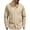 Khaki, variant on Men's Button Down Shirts Casual Linen Long Sleeve Shirts for Men Striped Untucked Shirts Khaki XXL