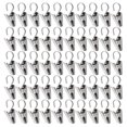 thumbnail image 1 of 50 Pcs Stainless Steel Curtain Clips With Hook For Curtain Photos Home Decoration Outdoor Party Wir, 1 of 5