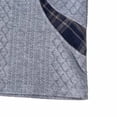 thumbnail image 7 of Generic Men's Casual V Neck Shirts Short Sleeve Splicing Tees Loose Fit Henley T-Shirt Texture Comfortable Pullover Tops, 7 of 7