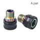 thumbnail image 4 of Extensores de Pedal Naiovety 1 par de Acero inoxidable negro, 4 of 6