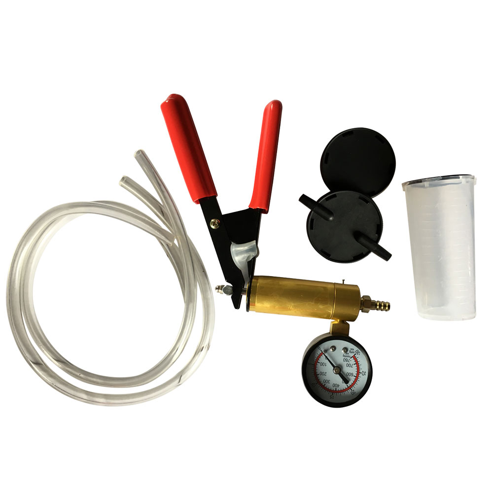 New Car HandHeld Vacuum Pressure Pump Tester Kit Brake Fluid Bleeder