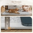 thumbnail image 6 of BERTHMEER Kitchen Rugs for Floor 2 Piece, 17.3"x30"+17.3"x59" Anti Fatigue Waterproof Gray Kitchen Mats, Non Slip Comfort Standing Mat Rug for Home, Sink, Laundry, Gray, 6 of 7