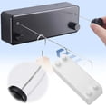thumbnail image 2 of Retractable Clothesline Retractable Clothesline Indoors Laundry Line 13.8 Feets Clothes Line With Adjustable Stainless Steel Double Rope Wall Mounted Drying Rack Clothing Line, 2 of 3
