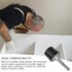 thumbnail image 2 of Vibrator Round Shank Drill Hammer Rubber Radiator Vibrator Tool, MultiPurpose Pipe Cleaning Hammer For Home Use, 2 of 5