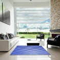 thumbnail image 7 of Ahgly Company Machine Washable Indoor Square Transitional Sky Blue Area Rugs, 7' Square, 7 of 7