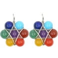 thumbnail image 1 of Xihbxyly Artículos En Oferta Colgante Natural Ágata Amatista Colorida - Joyería Chakras Energía, 1 of 1
