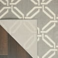 thumbnail image 5 of Nourison Jubilant Trellis Grey 6' x 9' Area Rug, (6x9), 5 of 8
