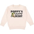 thumbnail image 2 of Inktastic Poppy's Fishing Buddy Toddler Sweatshirt, 2 of 4