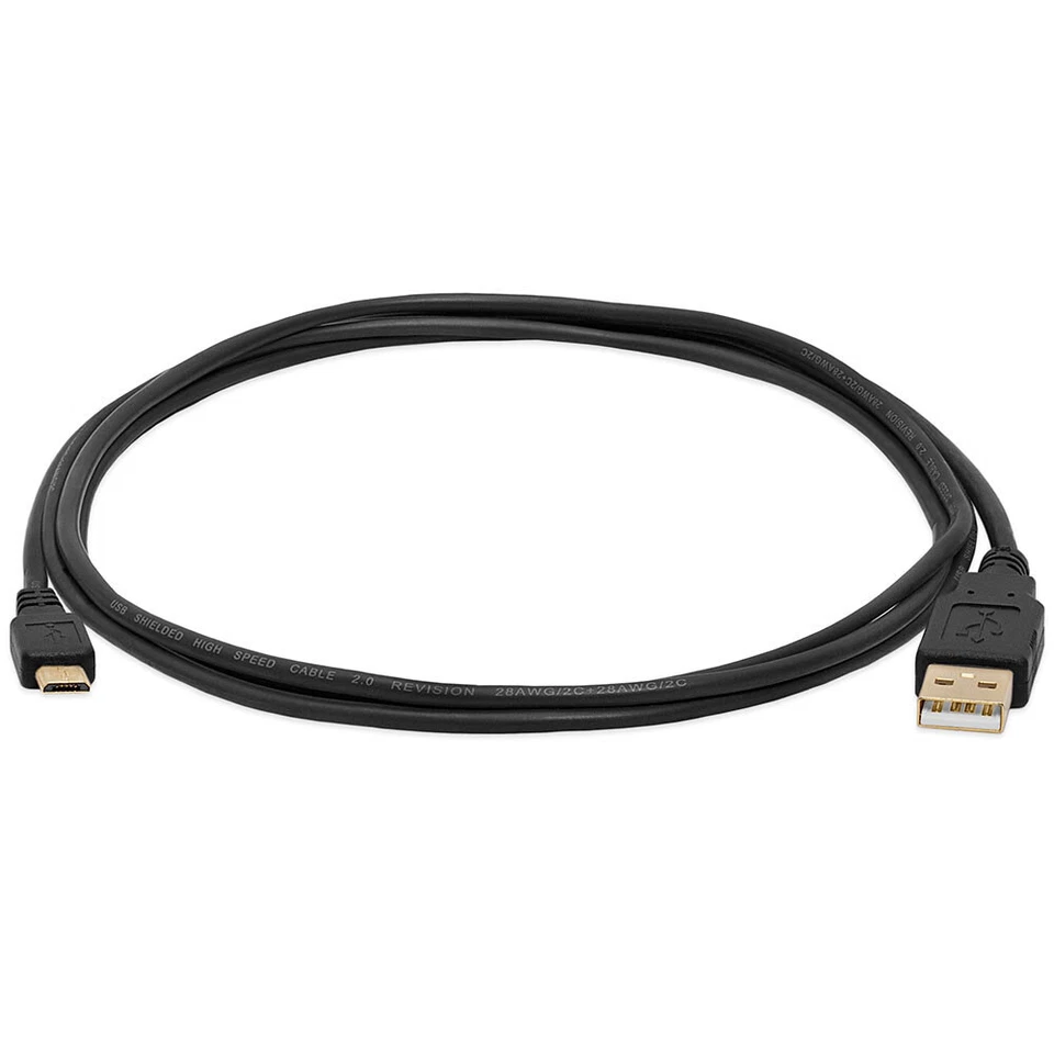 KLYNE- Micro Usb Cable 6 Feet Data Sync Charger Cord For Power Bank Portable Speakers