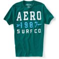 thumbnail image 1 of Camiseta gráfica Aeropostale Mens 1987 Surf Co verde grande, 1 of 1