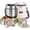 67 oz Silver, variant on 67oz Upgraded for Hot , 3-Layer Stackable , Soup Jar with Insulated Bag, Ideal for Office, Outdoor Meals, and Various Occasions (67 oz )