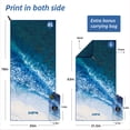 thumbnail image 5 of 4Monster Microfiber Beach Towel, Quick Dry Lightweight Towel, Large, OceanA, 5 of 8