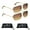 Gold Brown x Gold Brown, variant on proSPORT Bifocal Aviator Reading Sunglass Reader Men Women Gradient Brown Lens