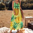 thumbnail image 2 of Lunarable Pineapple Sleeveless Dress for Women Clothing Female Women's Summer Skirt, 2 of 7